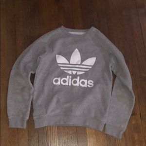 Grey Adidas Long Sleeve